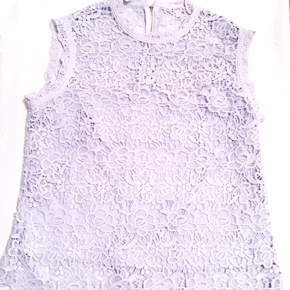 Nanette Lepore Tops - Nanette Lepore Collared Lace Top